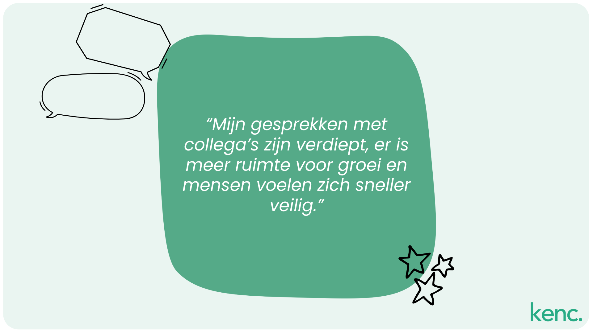 Quote van Özlem over de opleiding Pedagogisch Coach: Mijn gesprekken met collega's zijn verdiept, er is meer ruimte voor groei en mensen voelen zich sneller veilig.